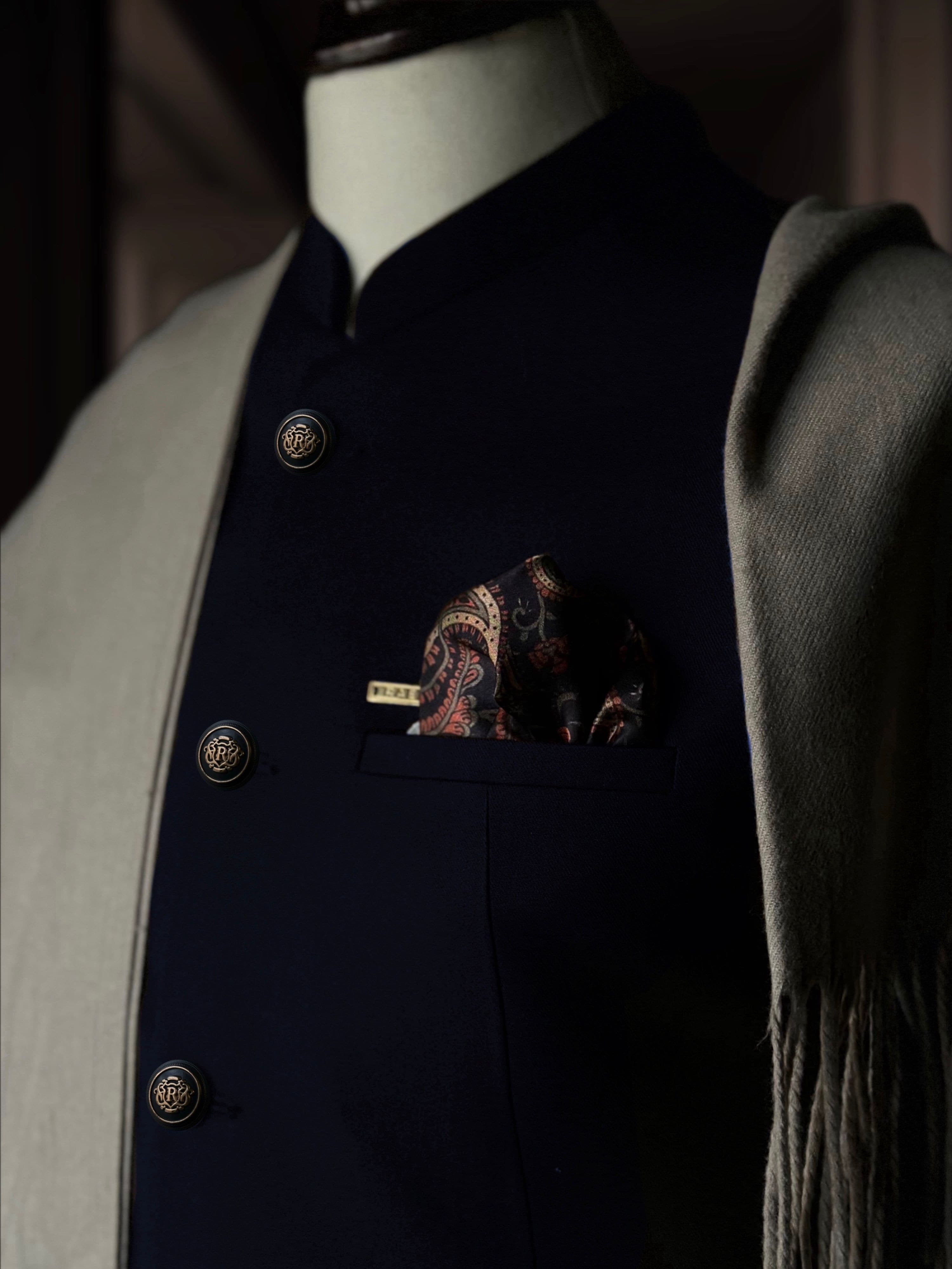 Royal Blue Waistcoat II