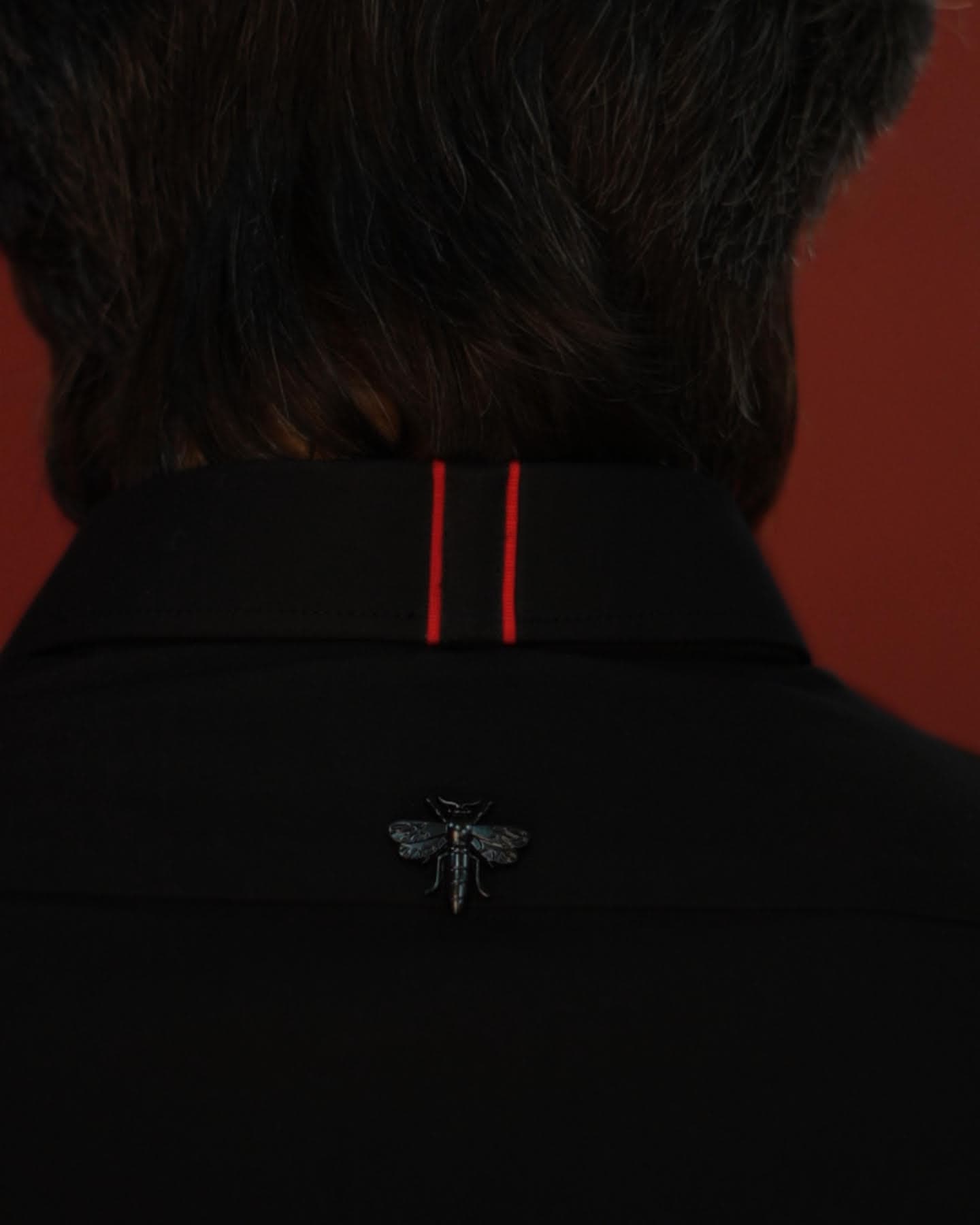 Smoky Black Kameez Shalwar