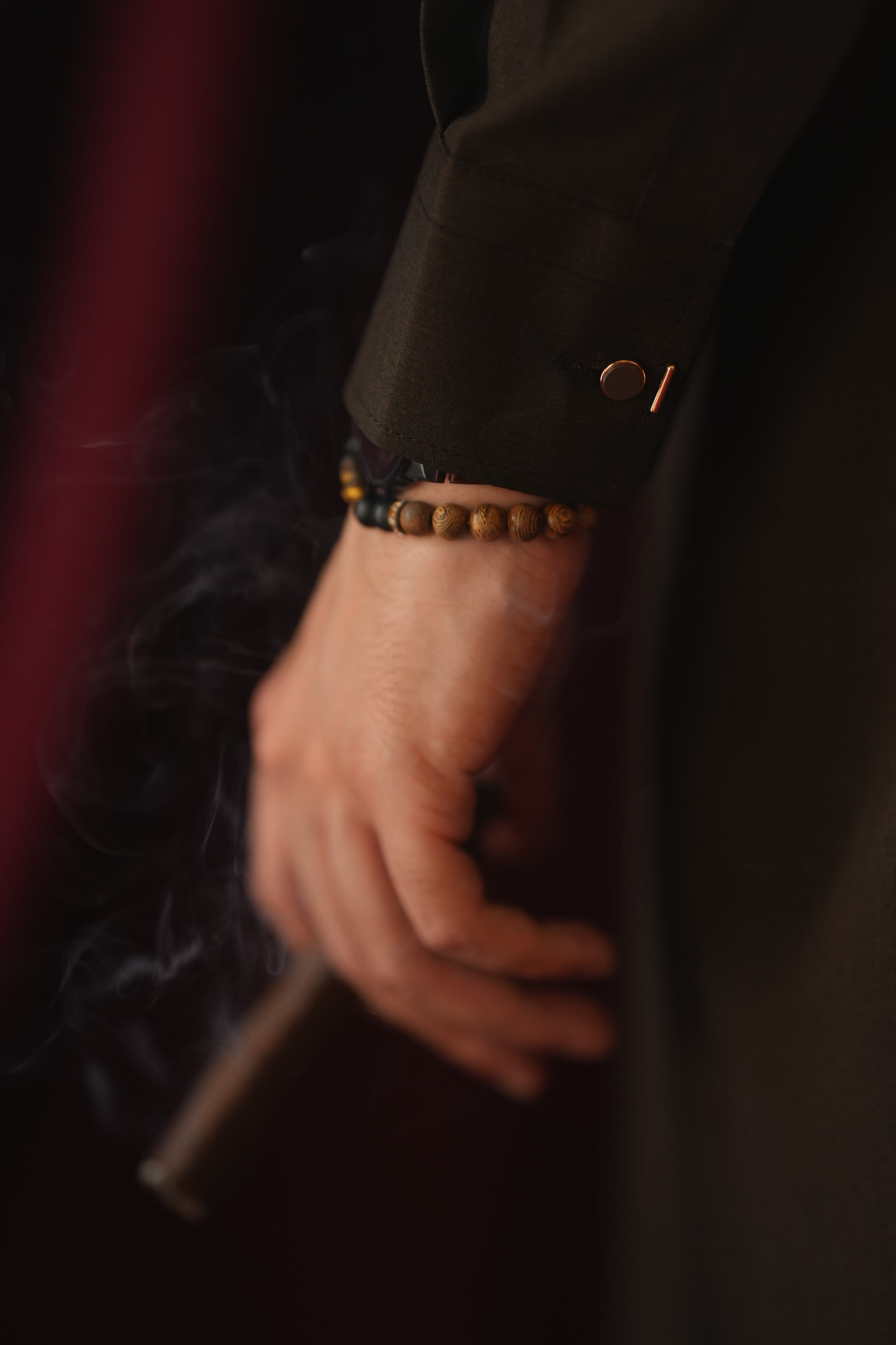 Bistre Brown Kameez Shalwar