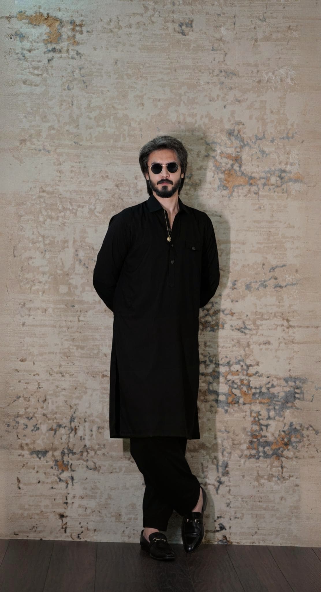 Onyx Black Kameez Shalwar