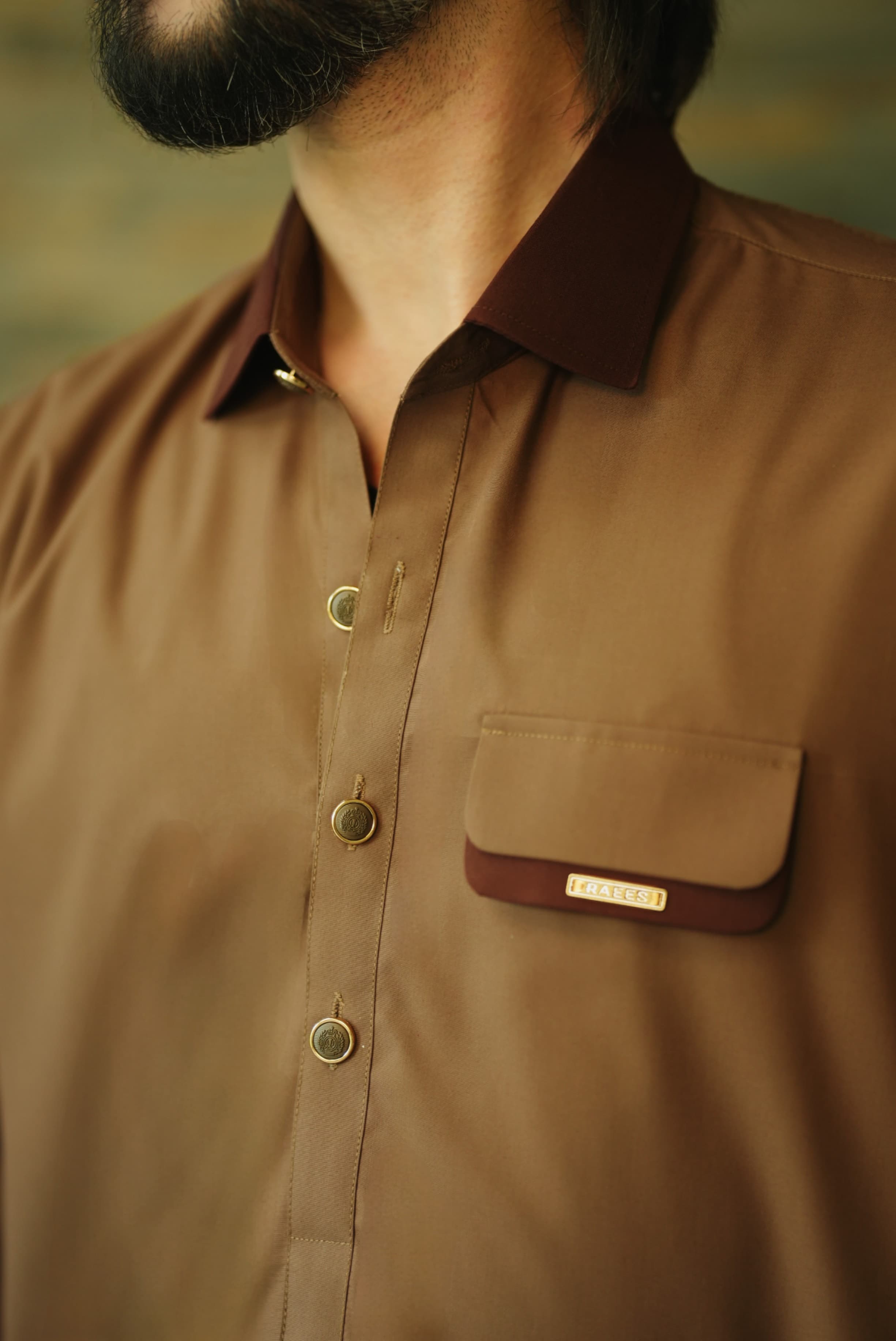 Cocoa Brown Kameez Shalwar