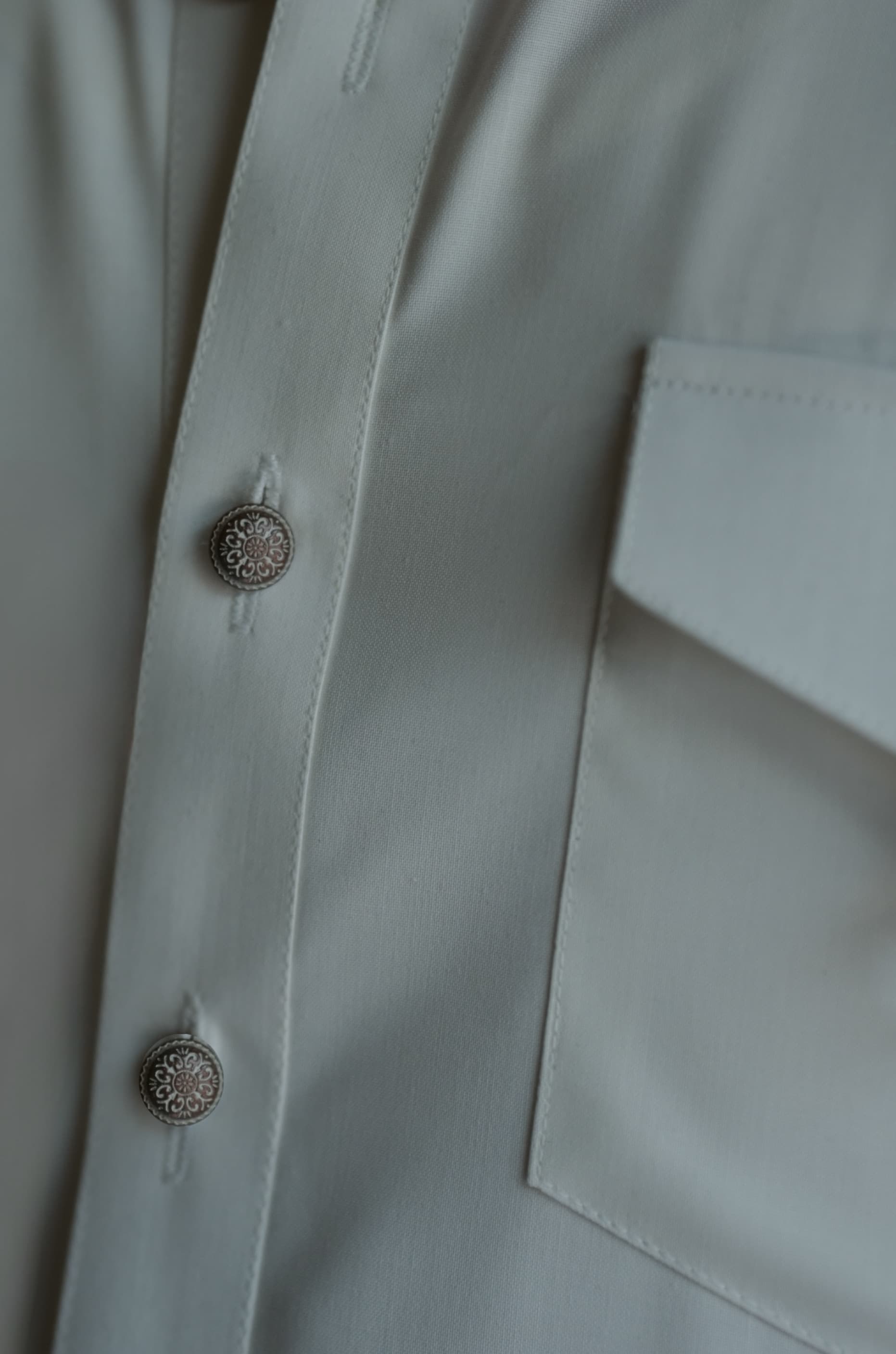 Floral White Kameez Shalwar