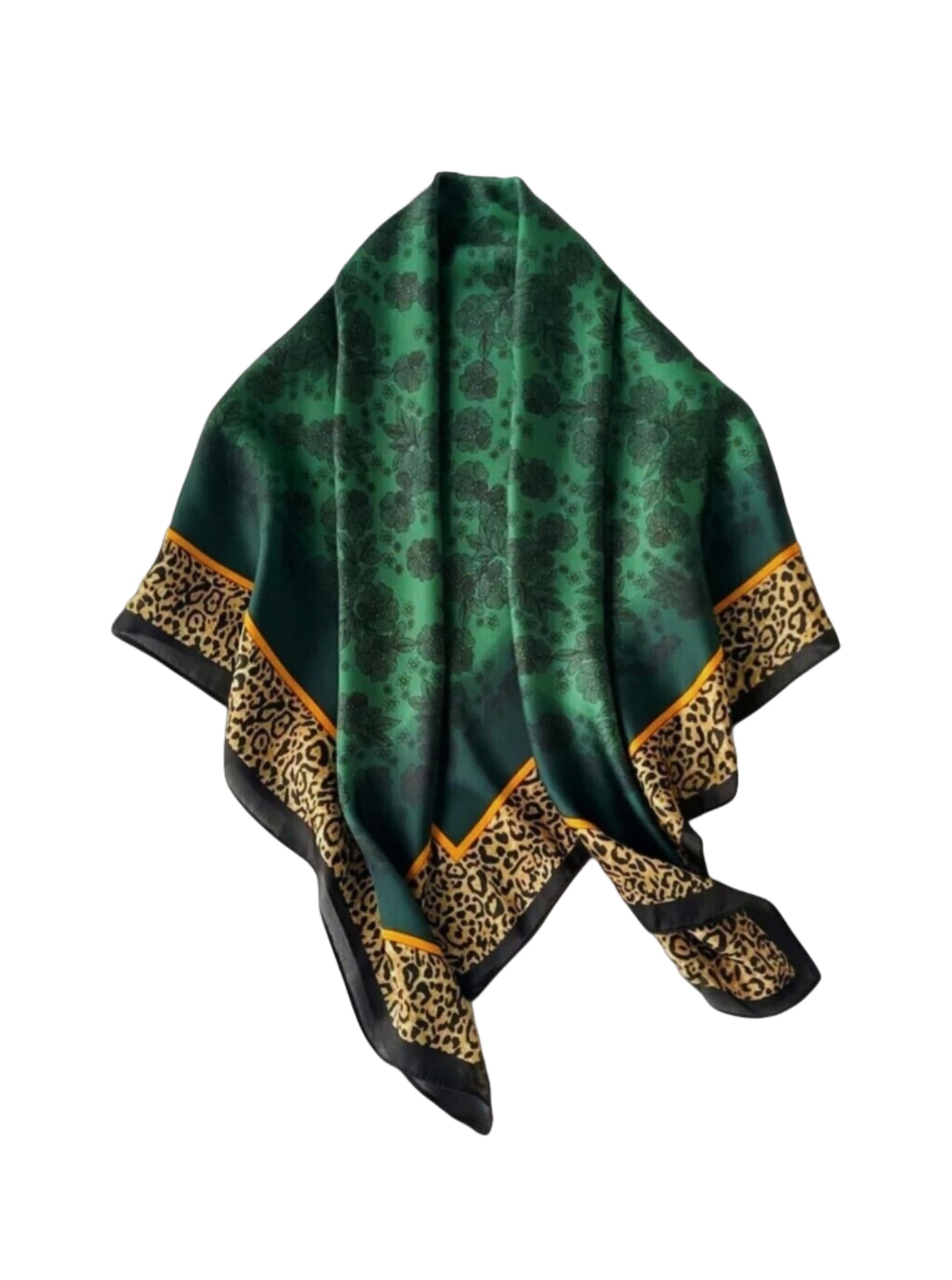 Leopard Printed Silk Scarf