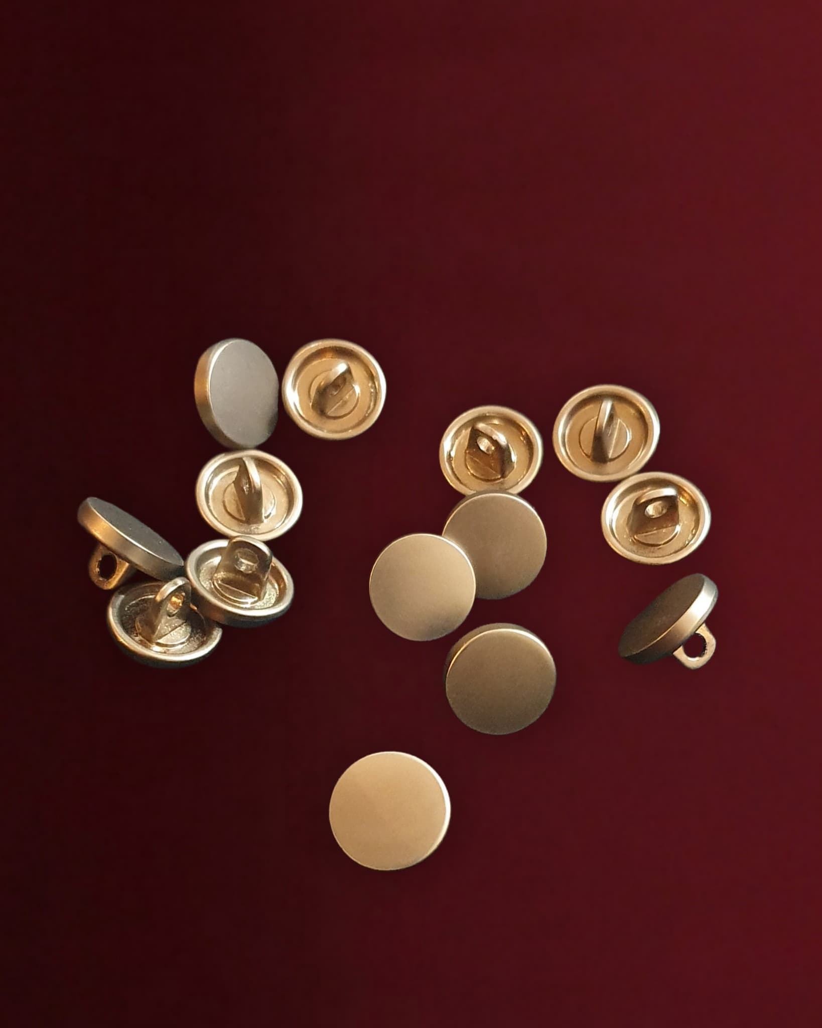Matte Gold Buttons