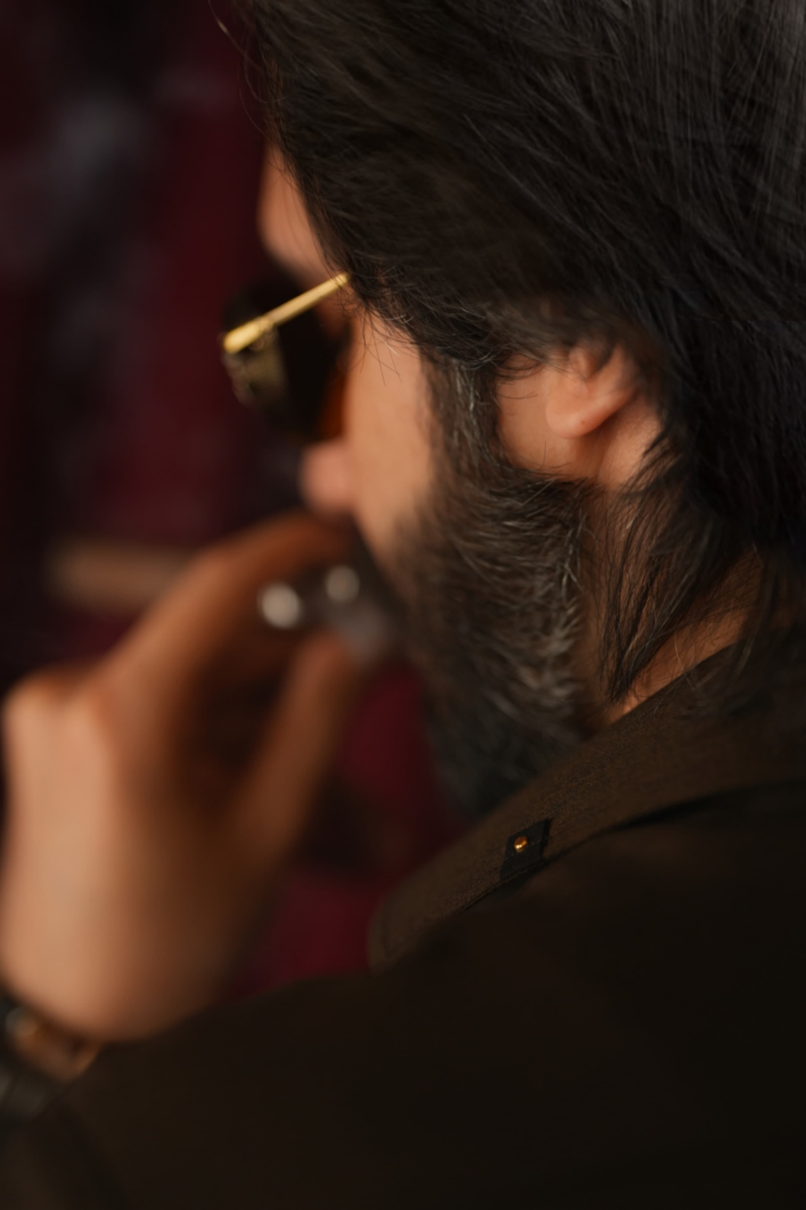 Bistre Brown Kameez Shalwar