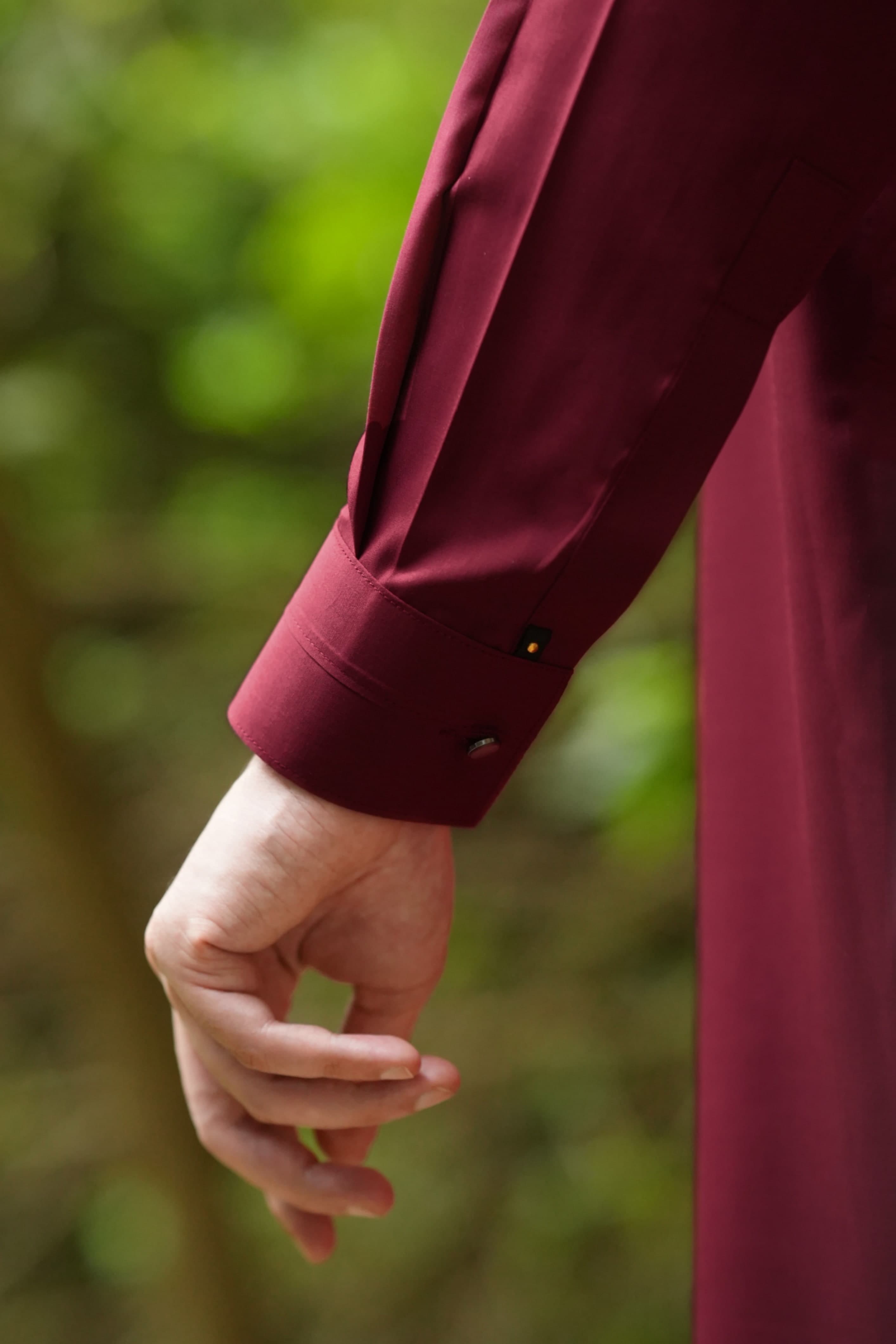 Cherry Red Kameez Shalwar