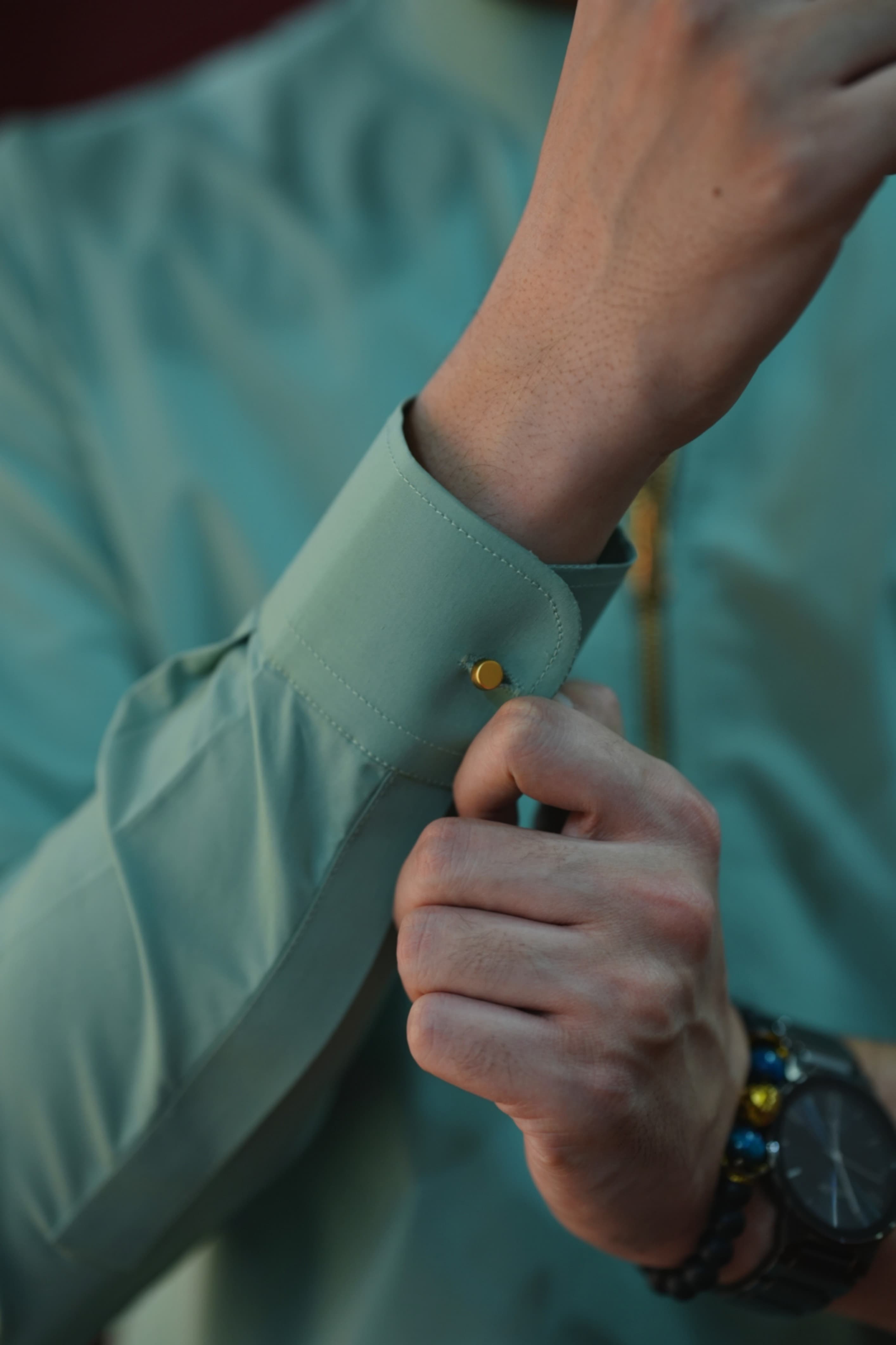 Cyan Blue Kurta