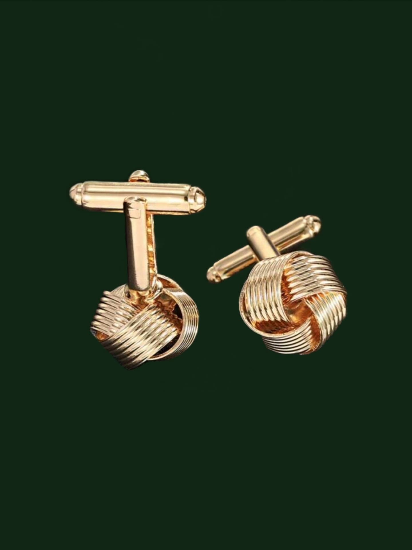 Golden Knot Cufflinks