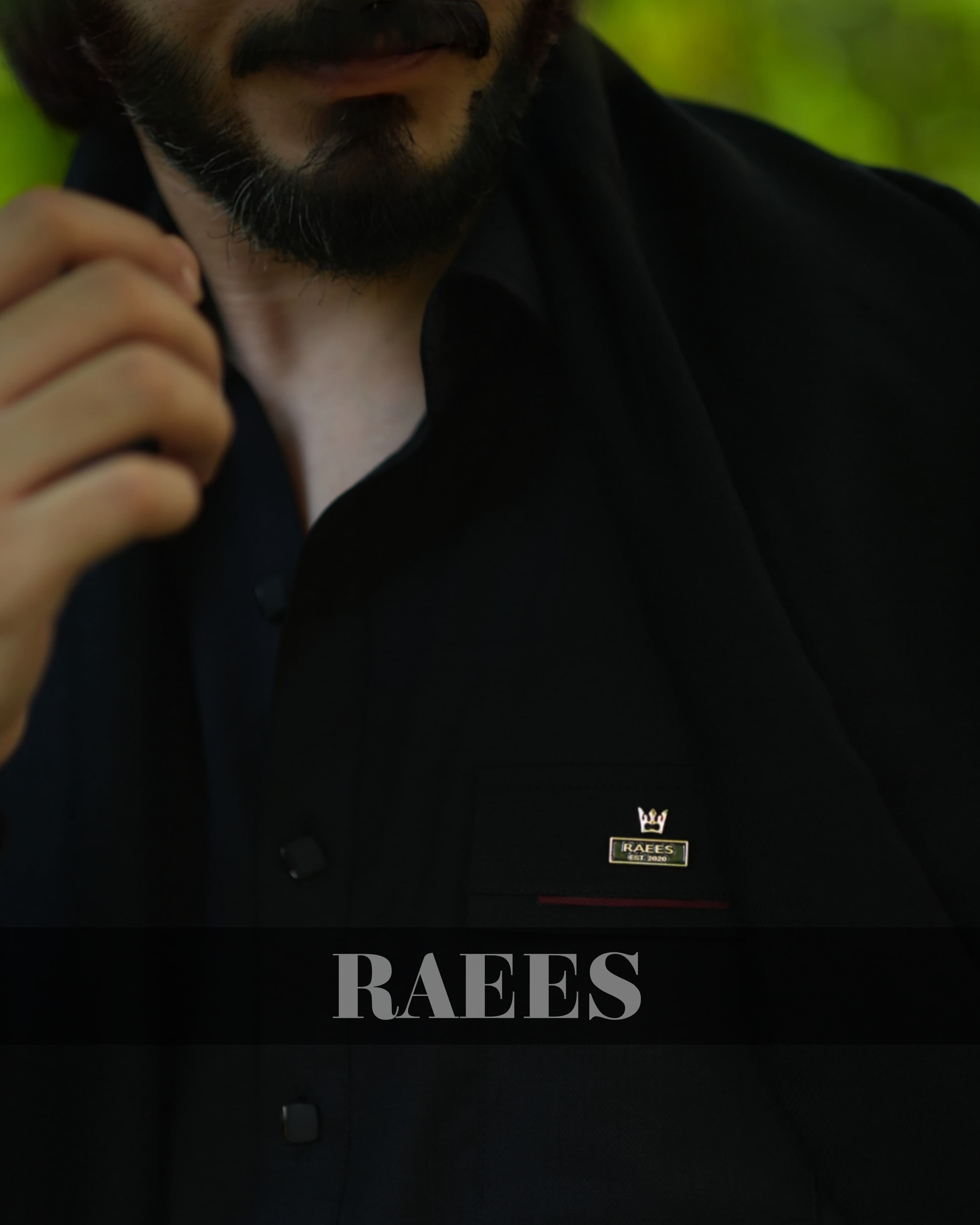 Black Ember Kameez Shalwar