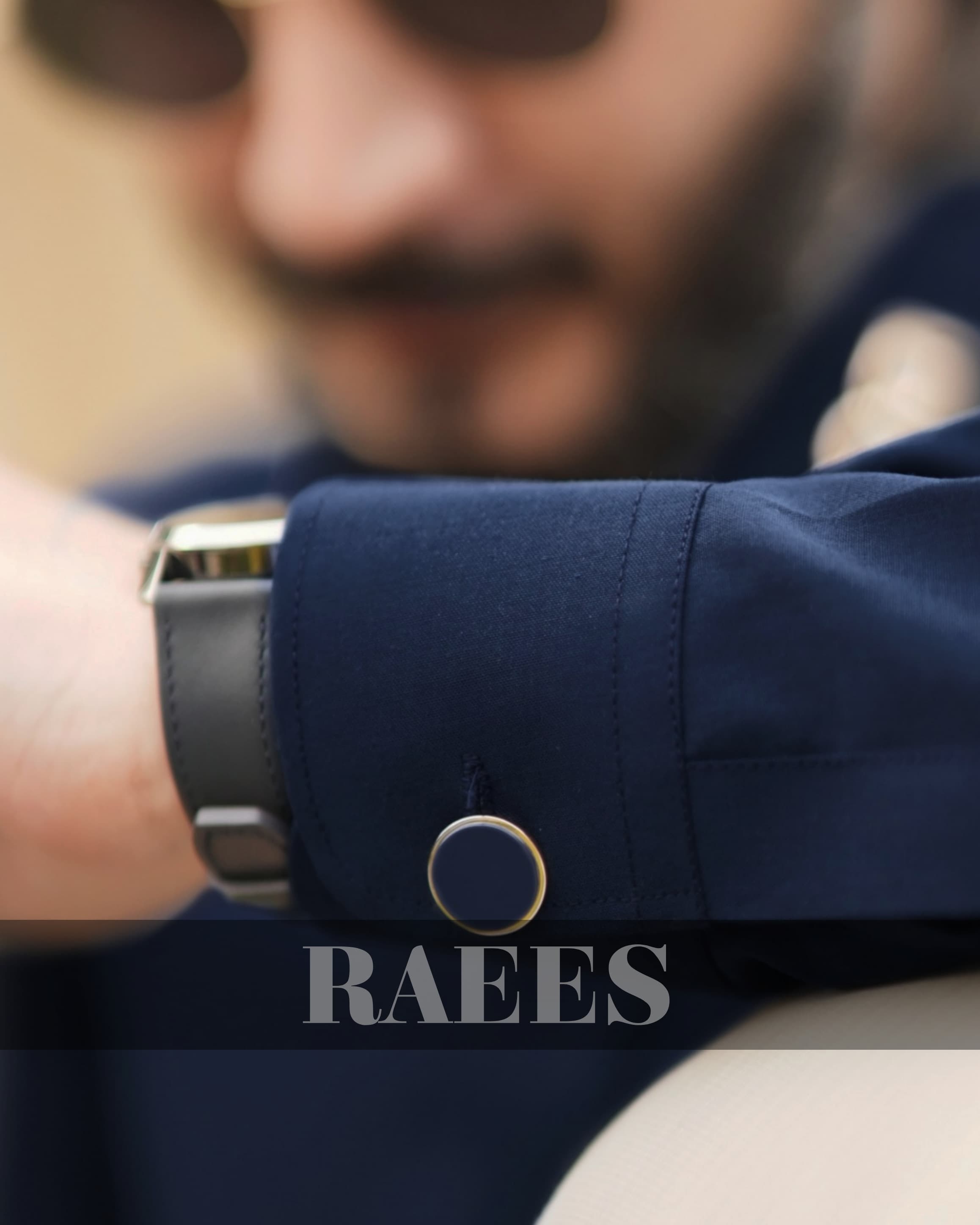 Anchor Blue Kameez Shalwar