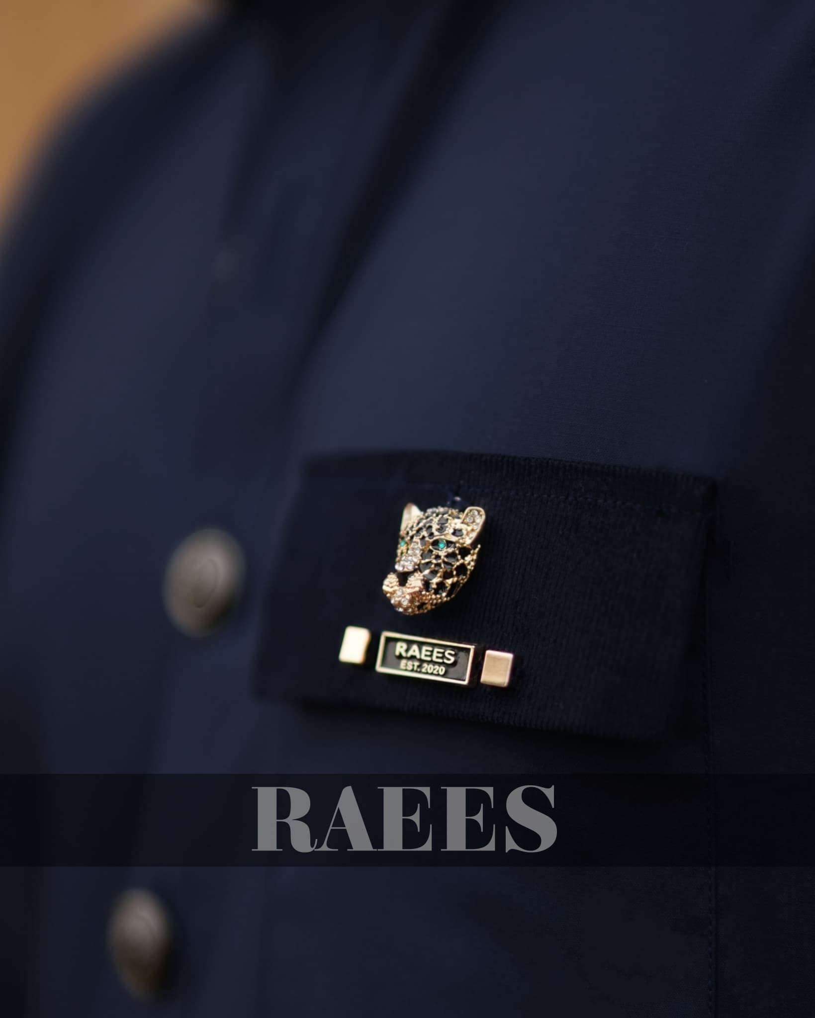 Raees Blueline Kameez Shalwar