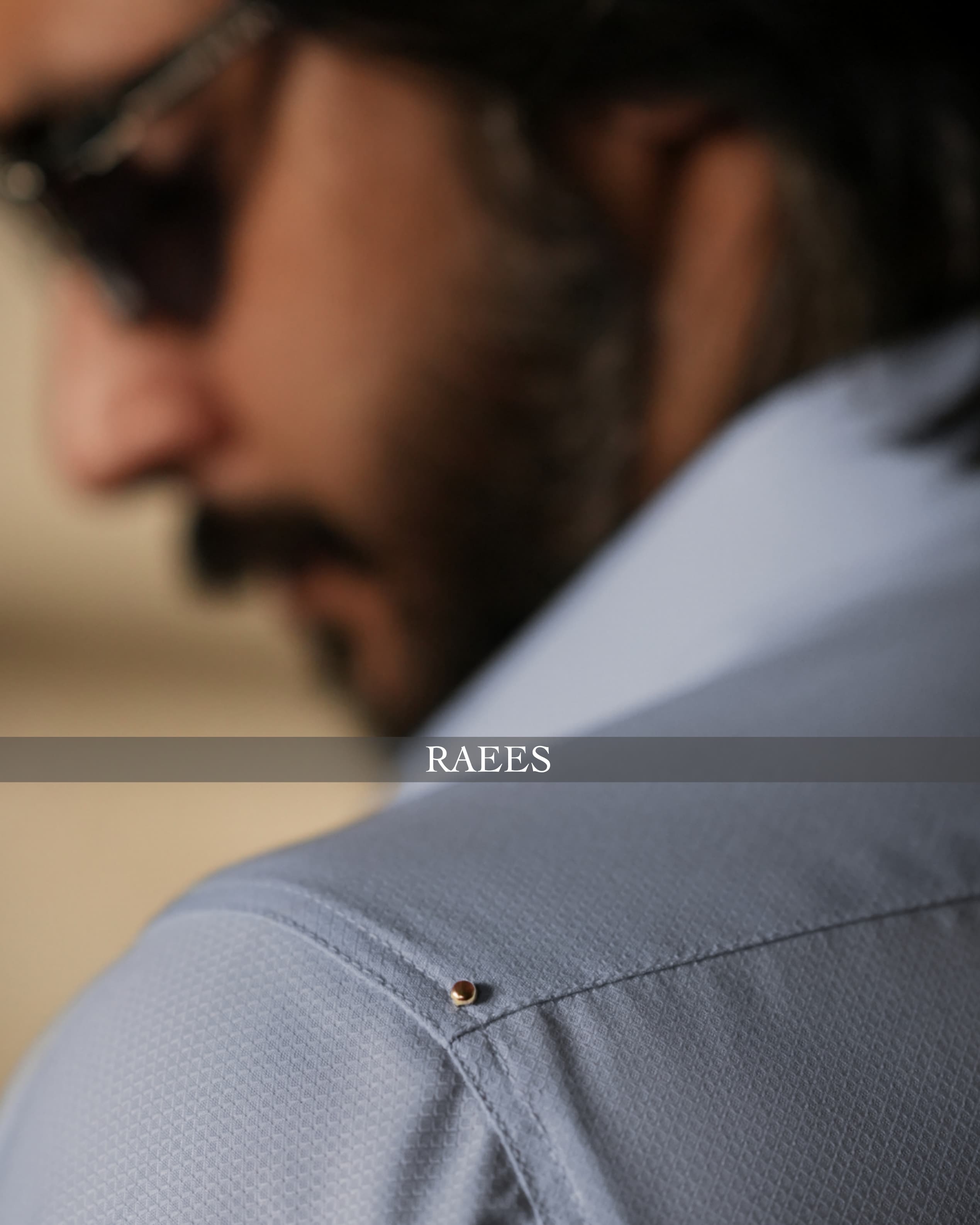 Bright Blue Regalia Textured Kameez Shalwar