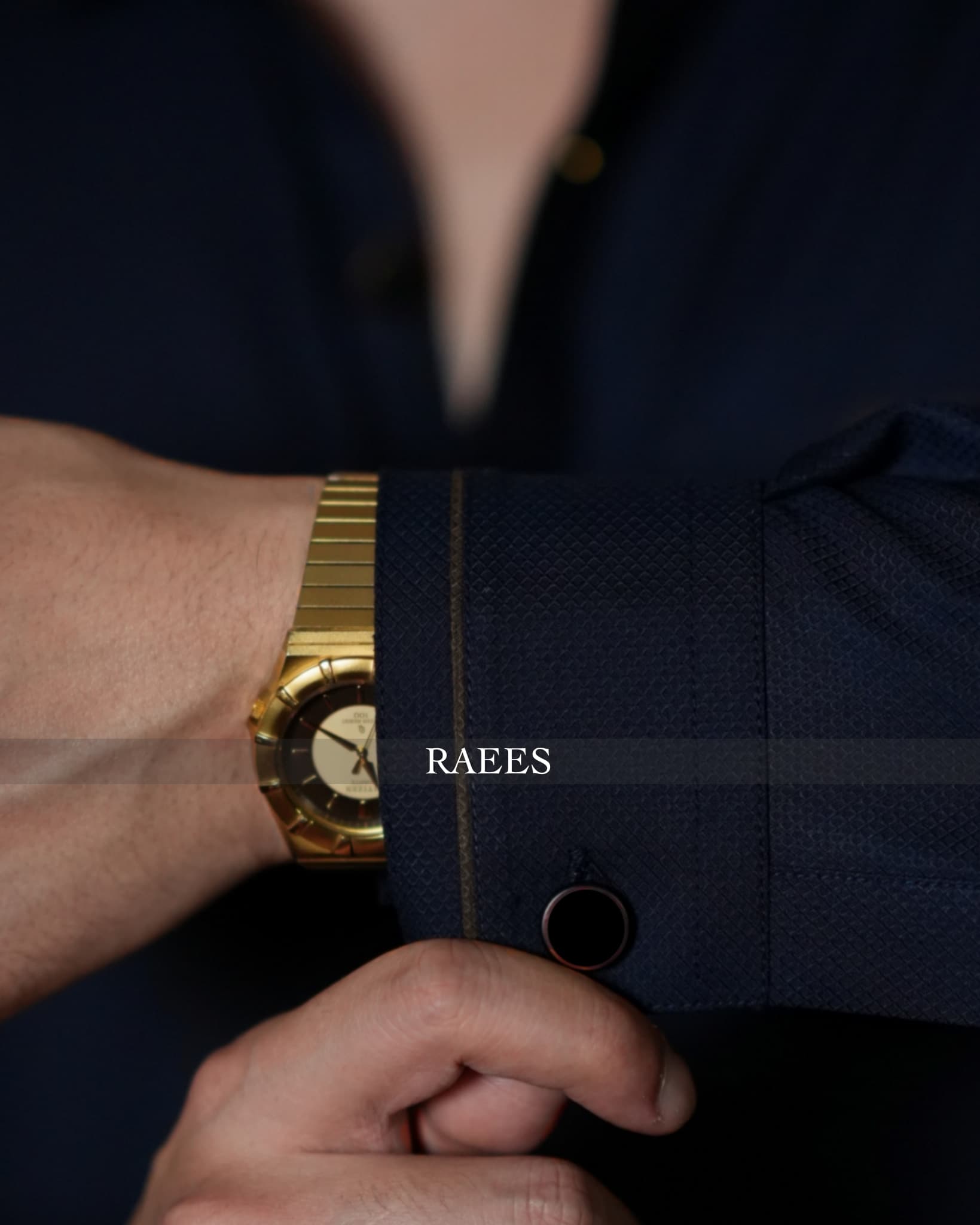 Sapphire Blue Textured Kameez Shalwar