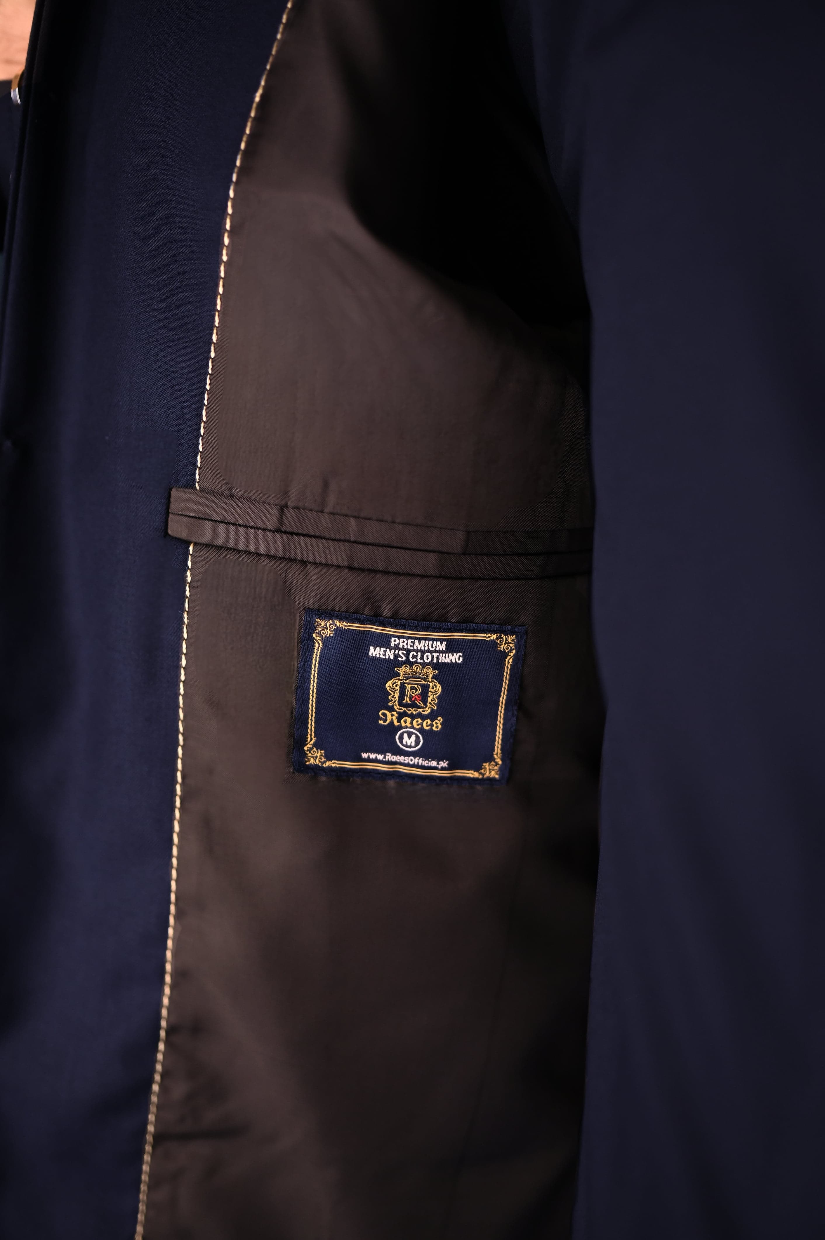 Blue Zipper Waistcoat