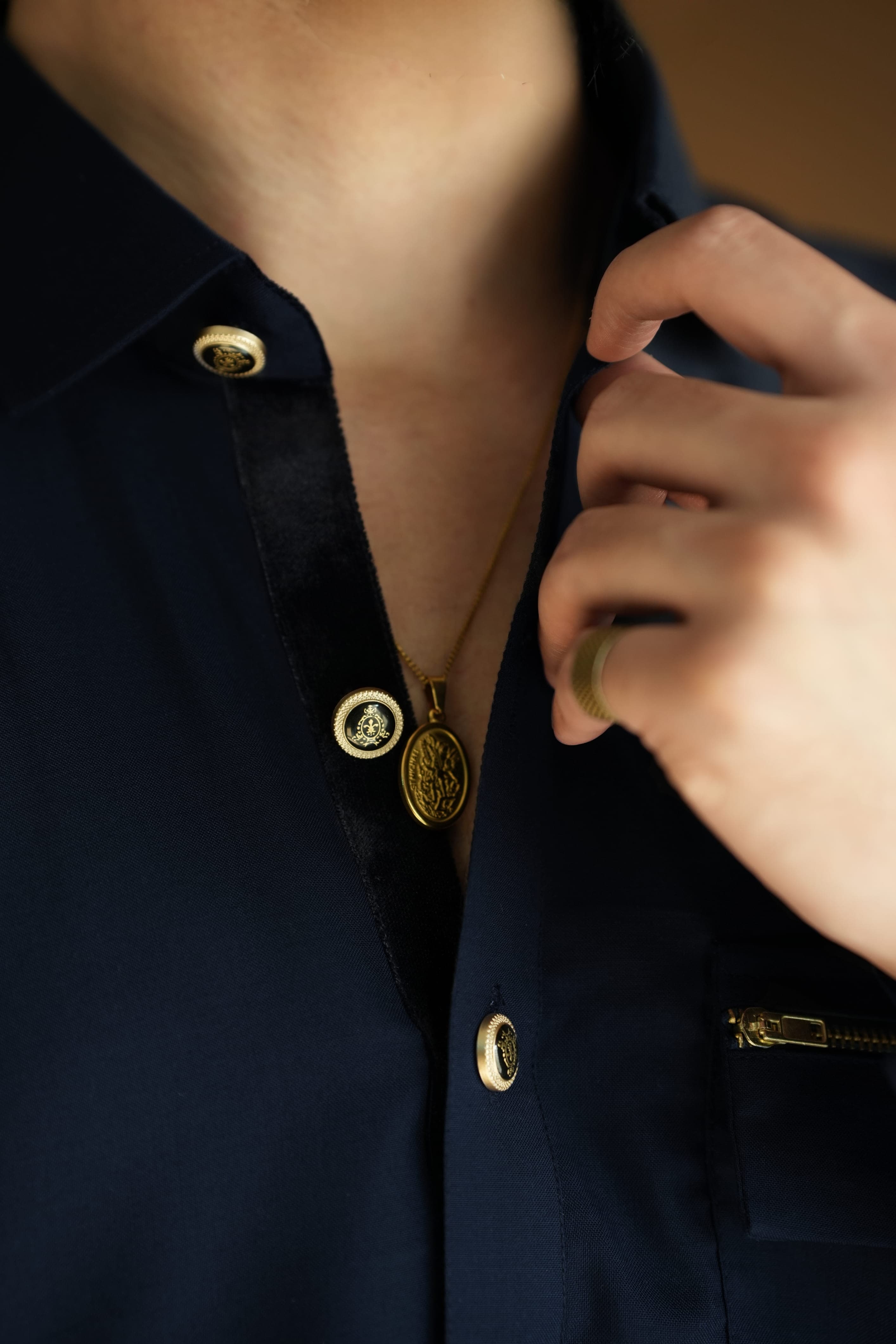 Oxford Blue Kameez Shalwar