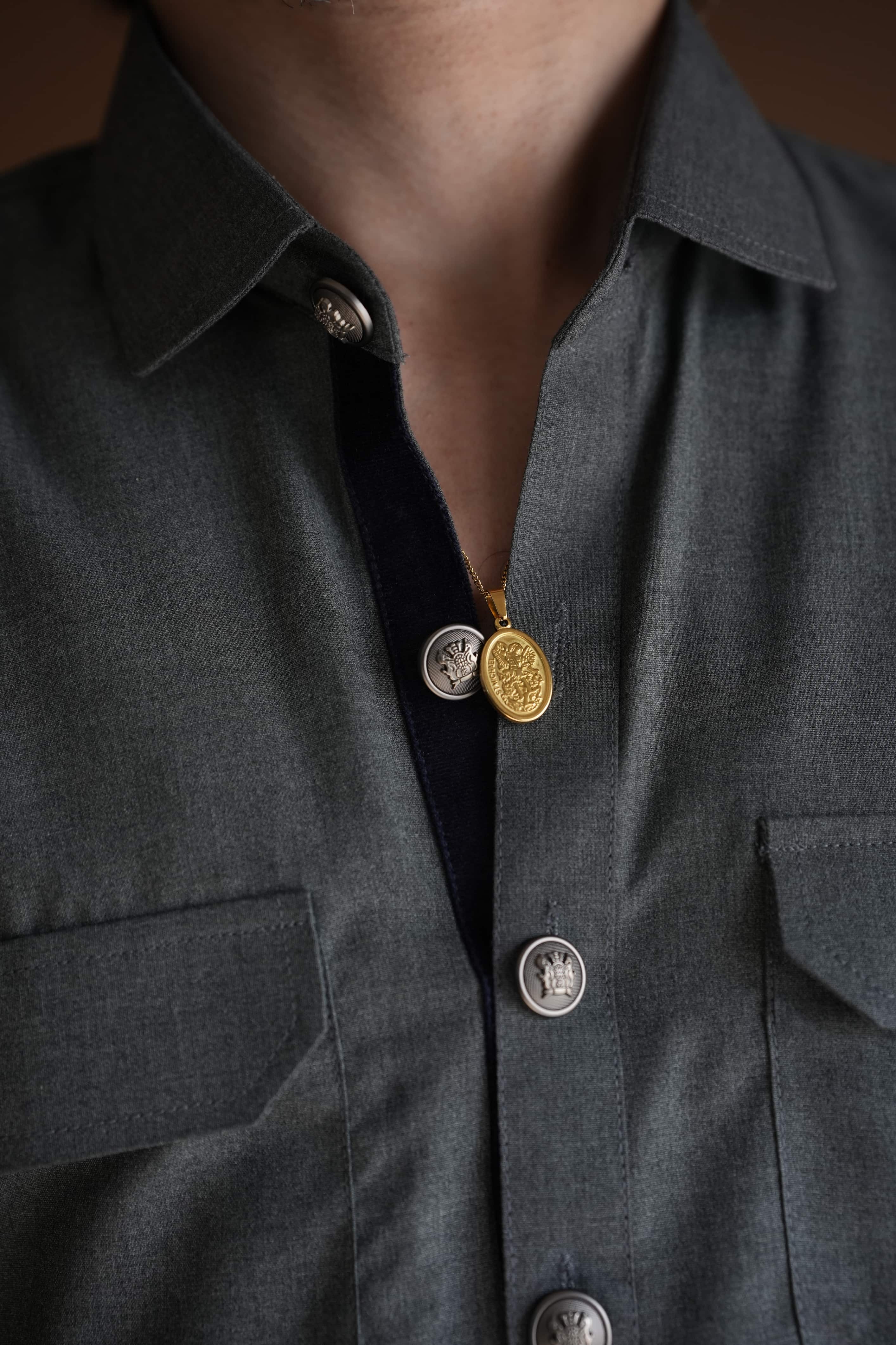 Charcoal Gray Kameez Shalwar