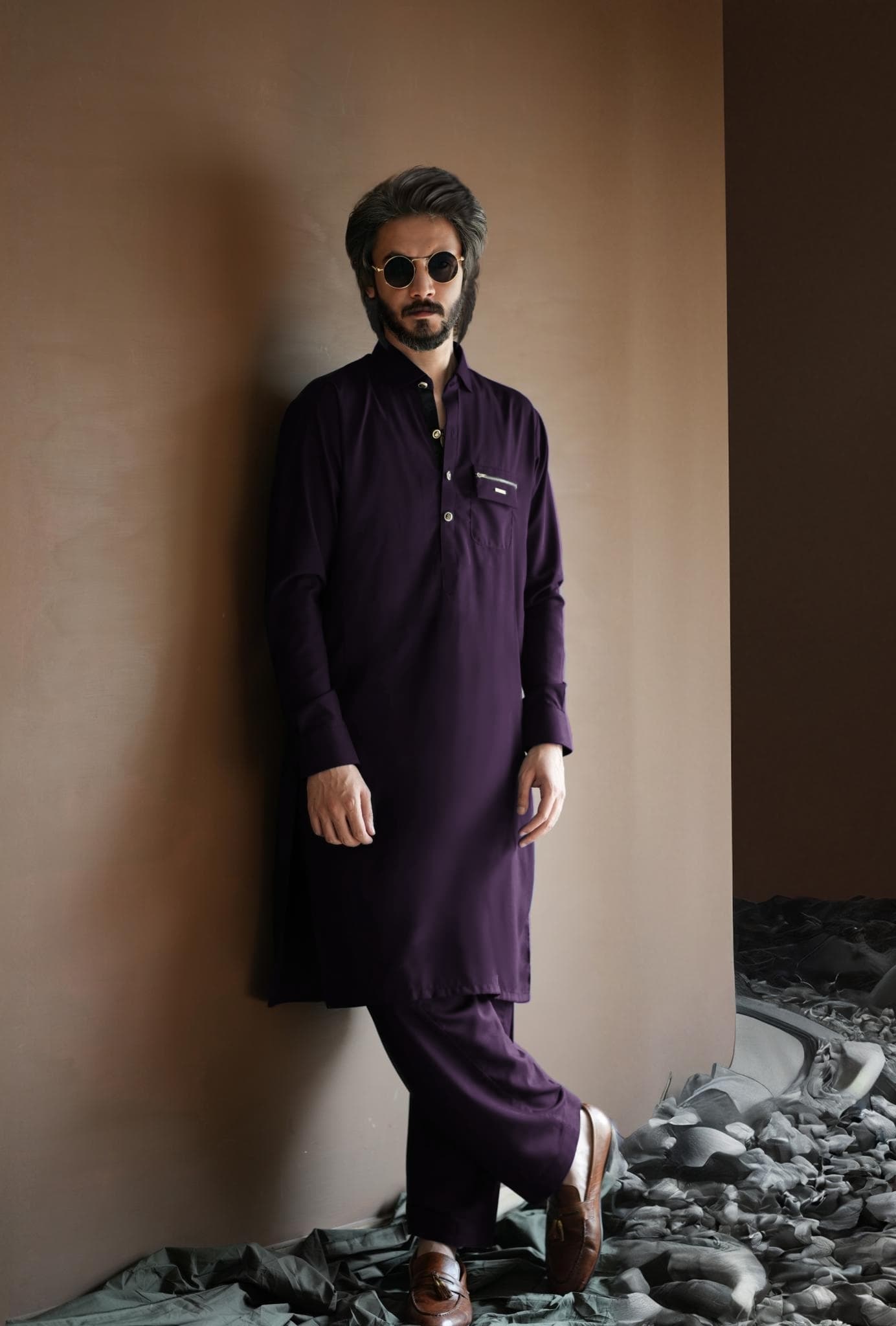 Indigo Kameez Shalwar