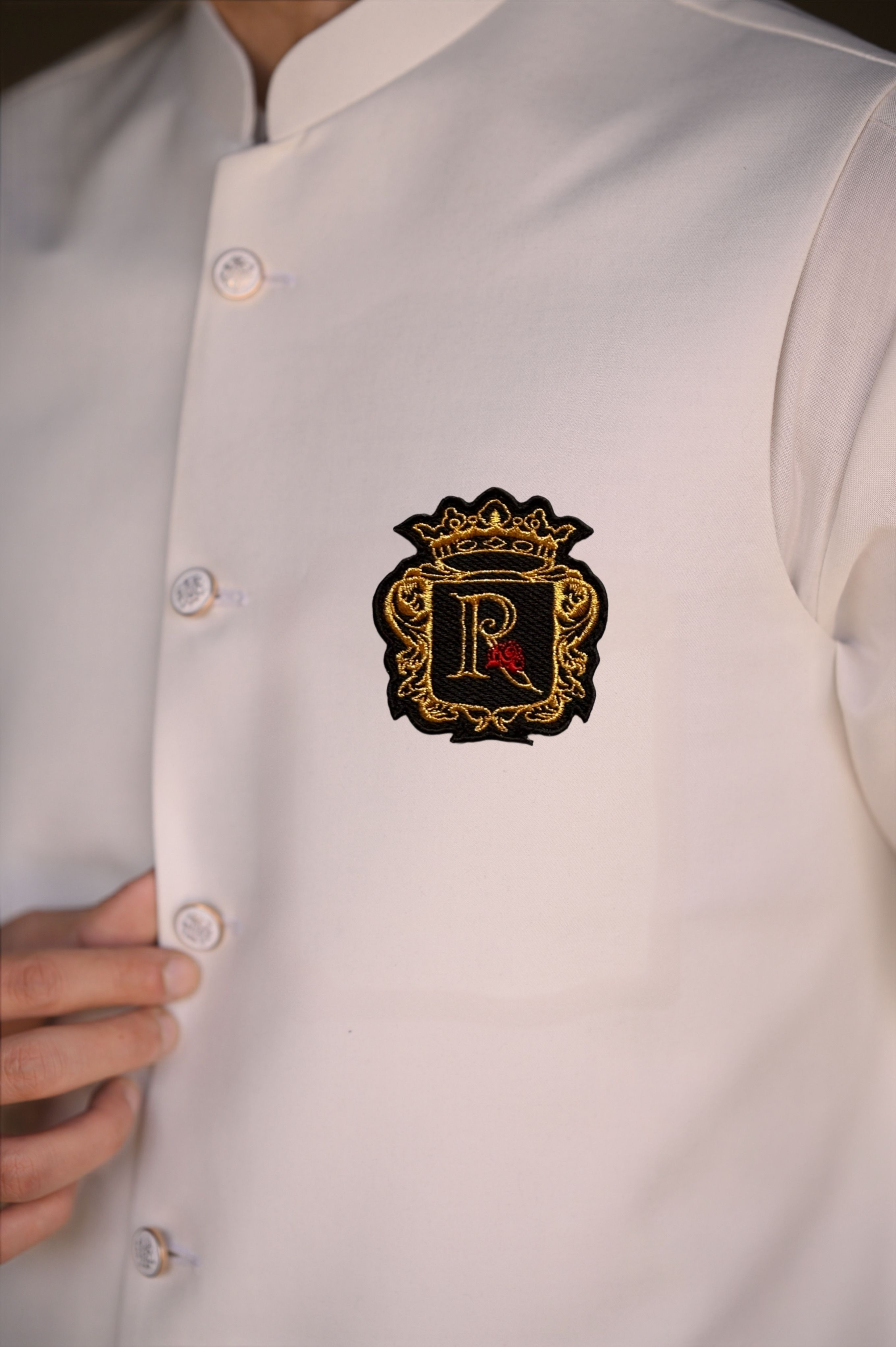 White Raees Logo Waistcoat