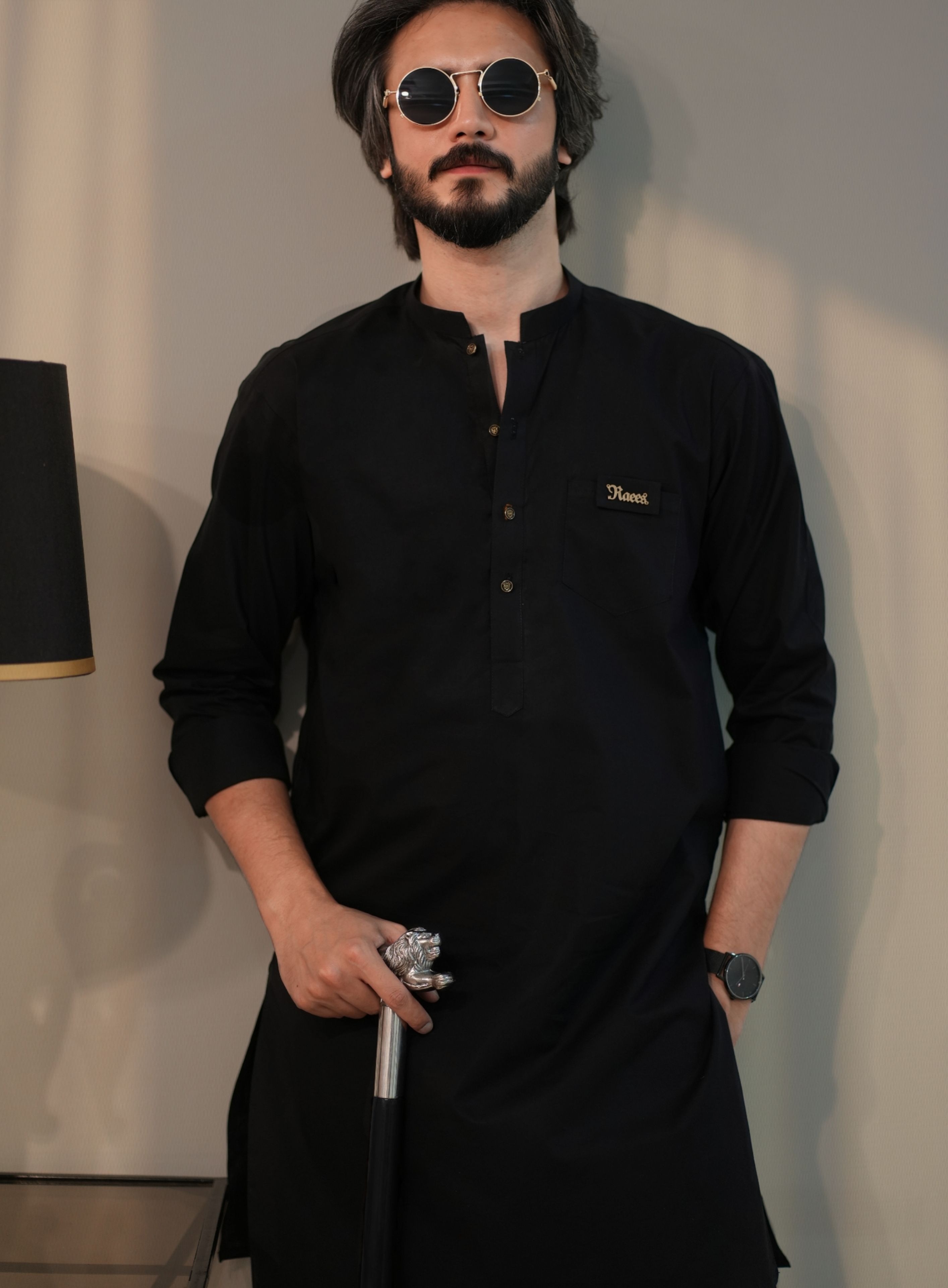 Raees Black Kurta Trouser