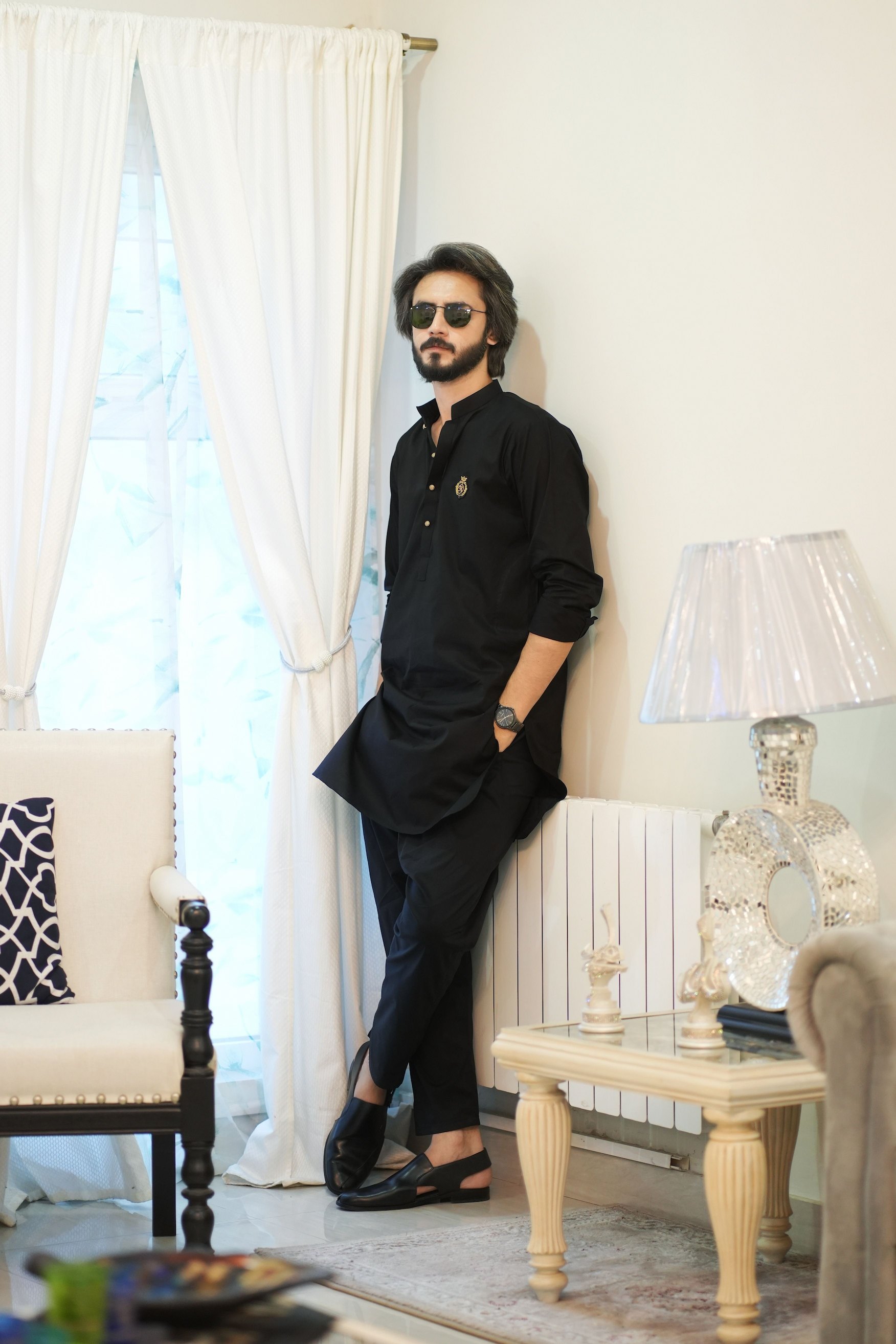 Black Kurta Trouser