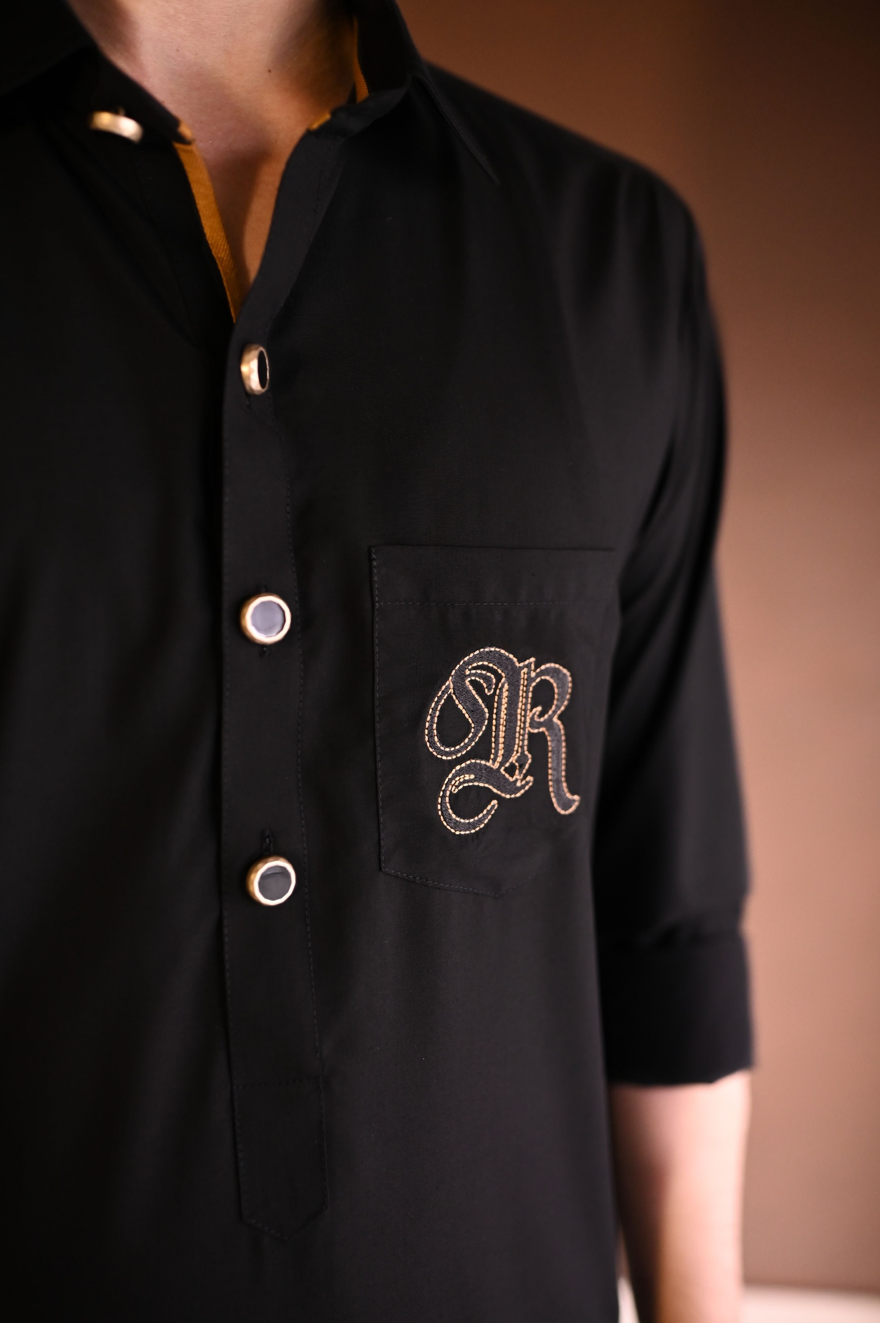 Royalty Black Kameez Shalwar